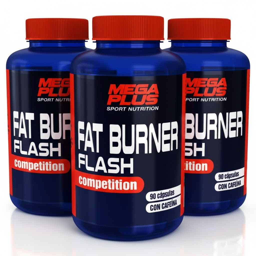 ¡Pack Ahorro FAT BURNER FLASH! MEGAPLUS (120 Cápsulas)
