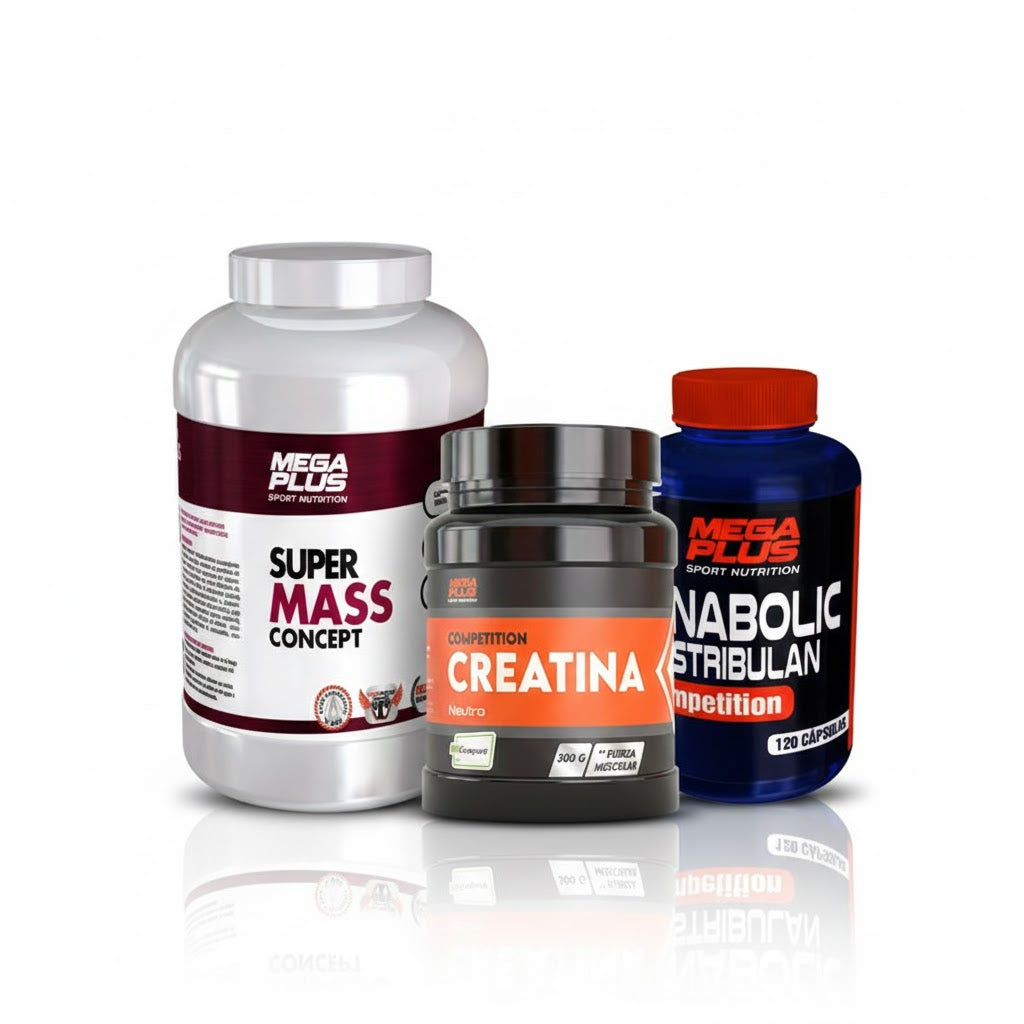 ¡Pack Oferta Volumen Extremo! Megaplus: Tu Kit Definitivo para Ganar Masa Muscular