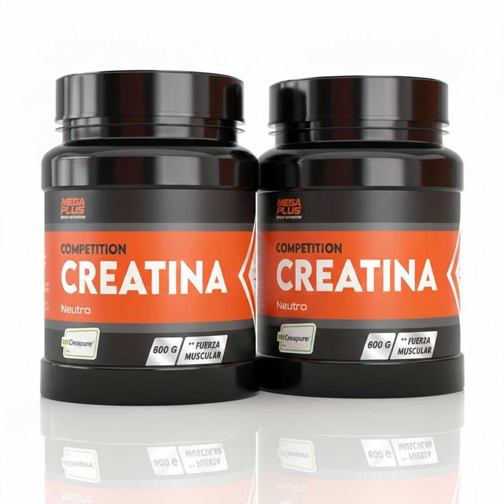 ¡DOBLE POTENCIA! PACK SUPER CREATINA CREAPURE (1200 GR)